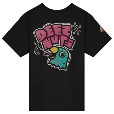 Deez Nuts - Cotton T-Shirt - Black (Back)