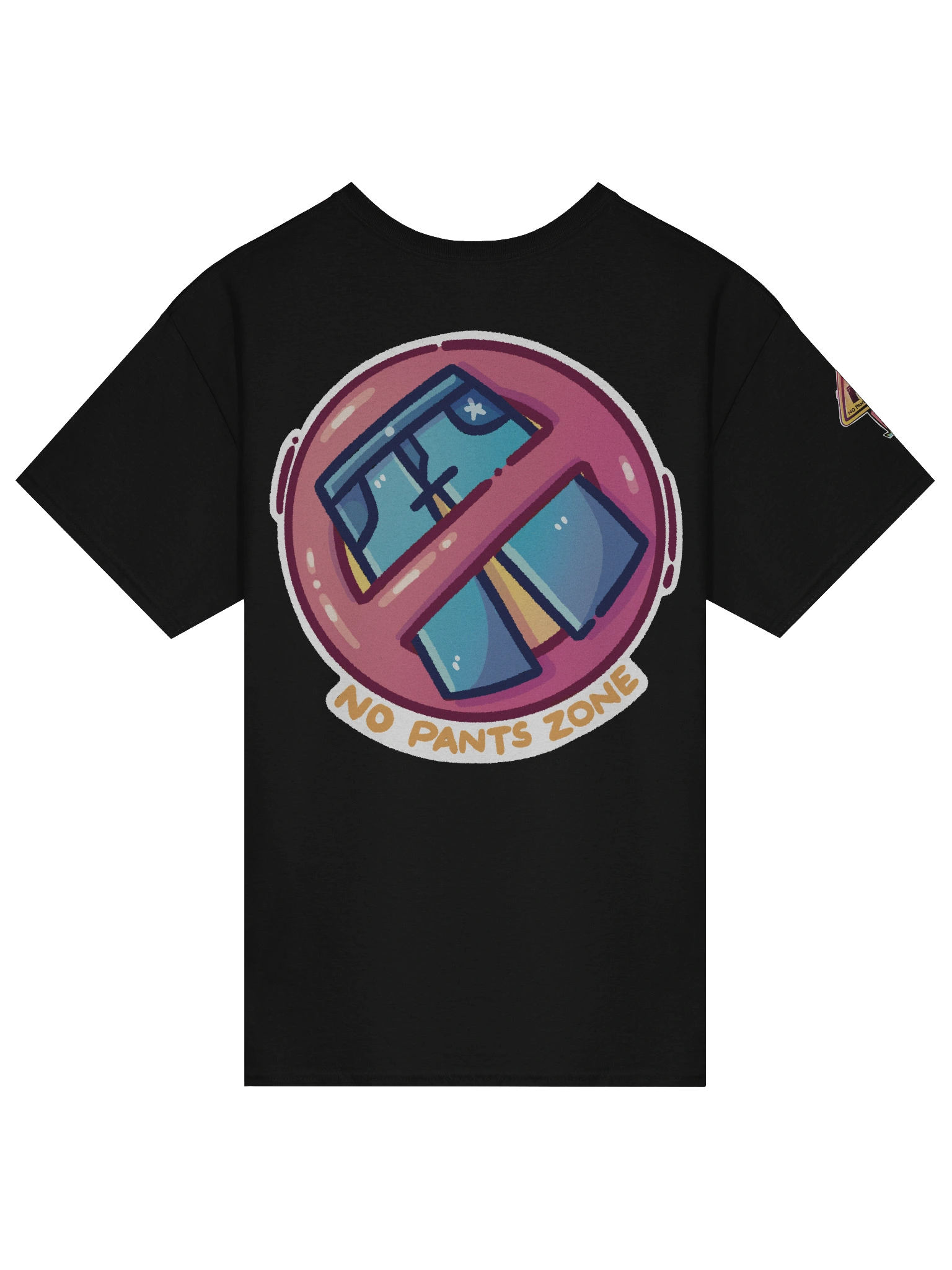 No Pants Zone - Back