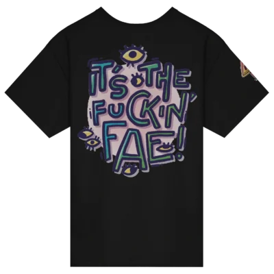 The Fae - Cotton T-Shirt – Black (Back)