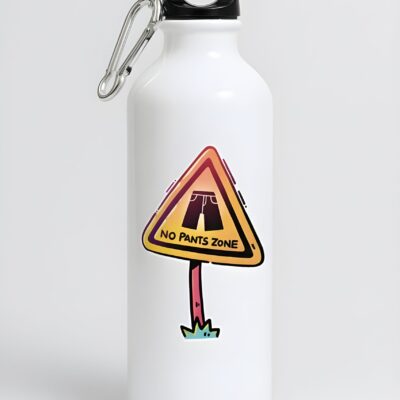 No Pants Zone (Rare) - Water Bottle