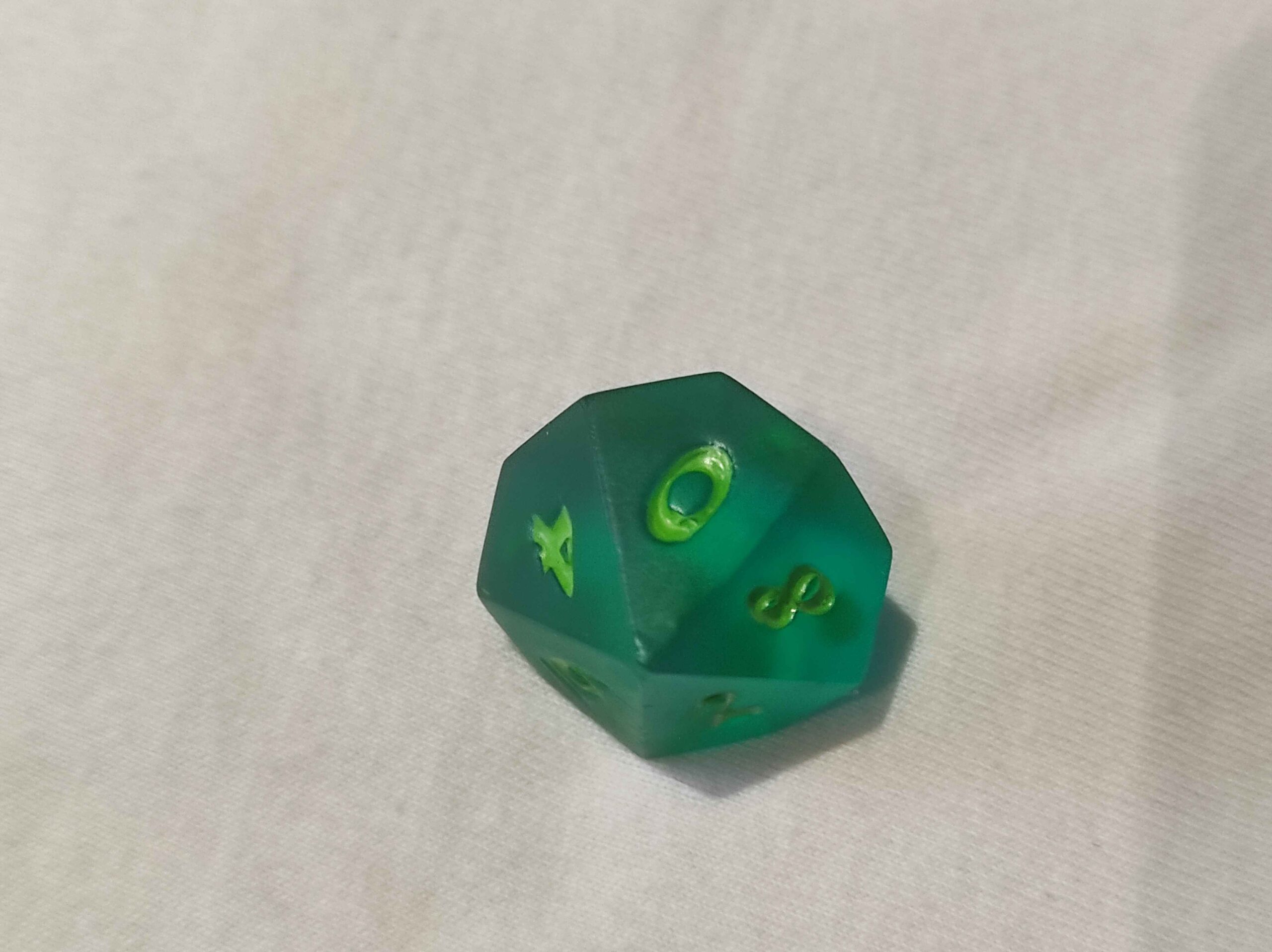 Pantsless Tables Dice Set - Green - Image 8