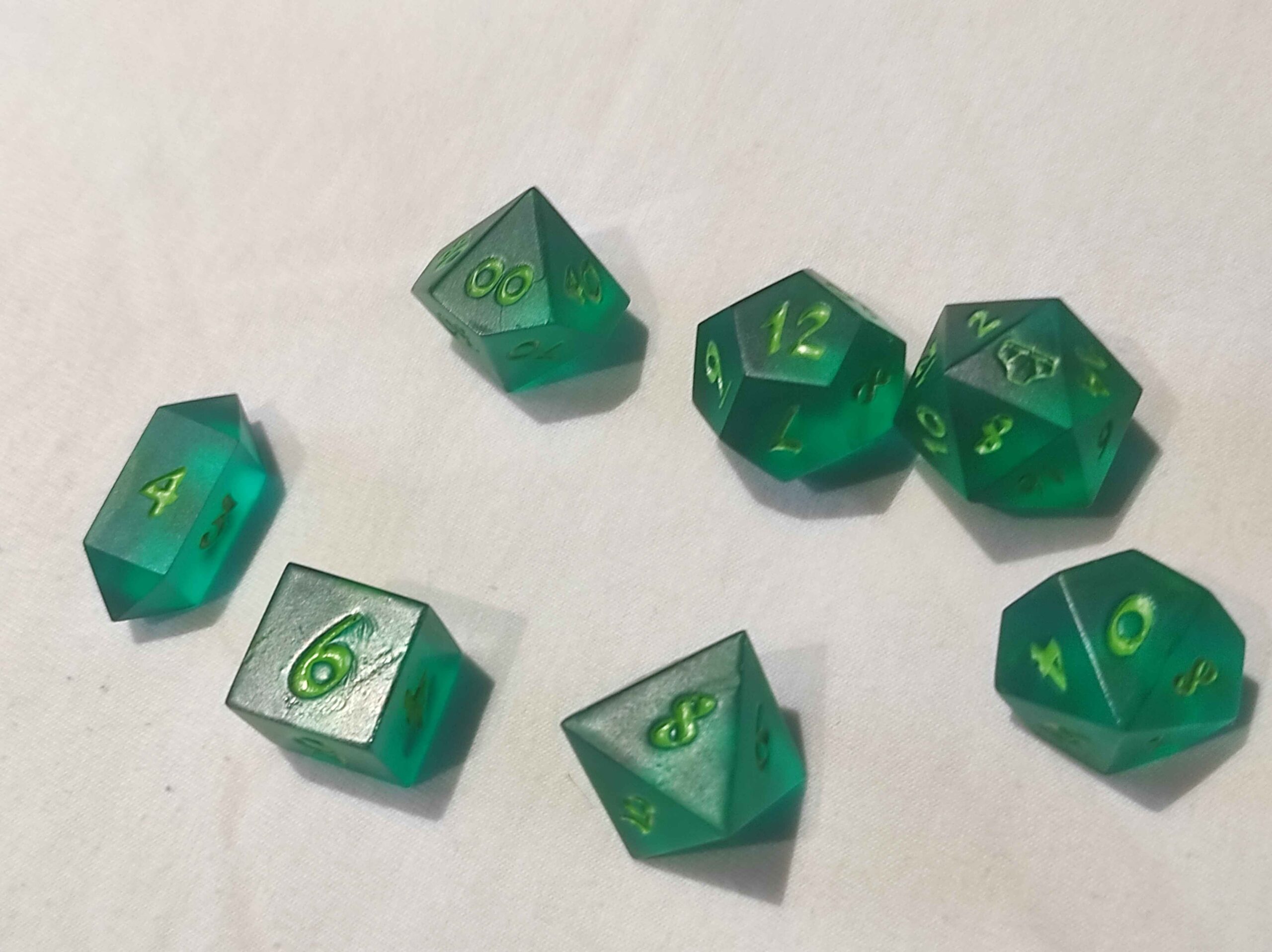 Pantsless Tables Dice Set - Green - Image 4