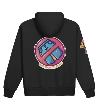 No Pants Zone - Hoodie, Zipped
