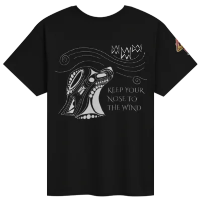Nose To The Wind - T-Shirt (Back)